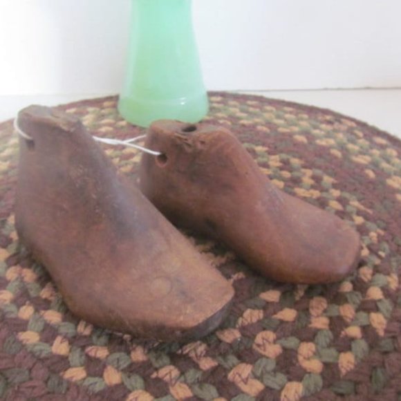 Primitive Farmhouse Cobbler Shoemaker Wood Shoe Last Toddler Shoe Lasts Children - Picture 3 of 8